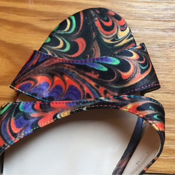 Sacha London Mulit-Colored Mules Heels, EUC, 8 - Picture 9 of 12